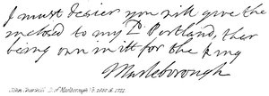John Churchill (D of Marlborough) b 1650, d 1722 autorstwa English School
