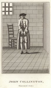 John Collington, stracony 1750 autorstwa English School