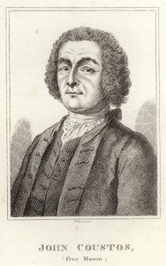John Coustos, wolny mason autorstwa English School
