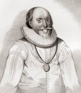 John Erskine, 2/19 hrabia Mar, ok. 1558–1634. Szkocki polityk. Z Iconographia Scotica lub Portraits of Illustrious Persons of Scotland, opublikowane 1797. autorstwa English School