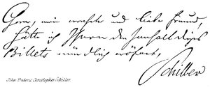 Jan Fryderyk Krzysztof Schiller autorstwa English School