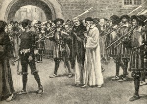 Jan Frith (1503-33) idący na męczeństwo autorstwa English School