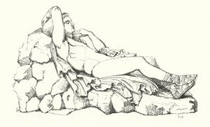 John Keats: Ilustracja do Endymiona (rycina) autorstwa English School