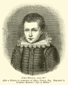 John Milton, lat 10 autorstwa English School