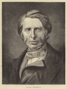 John Ruskin (grafika) autorstwa English School
