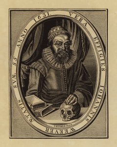 John Weever, angielski poeta i antykwariusz (grafika) autorstwa English School