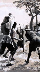 Kaznodzieja John Wesley nie zawsze był mile widziany na spotkaniach autorstwa English School