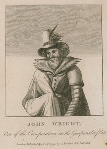 John Wright, jeden ze spiskowców w spisku prochowym autorstwa English School