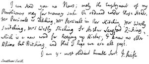 Jonathan Swift autorstwa English School