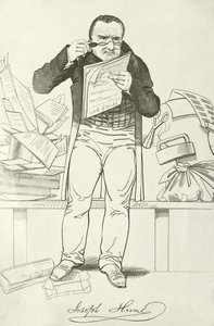 Joseph Hume, szkocki lekarz, polityk i radykalny poseł (grafika) autorstwa English School