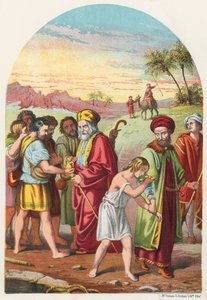 Józef sprzedany przez swoich braci autorstwa English School