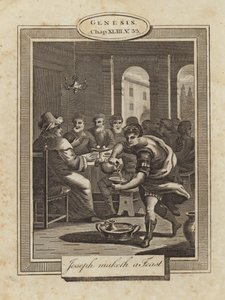 Józef robi ucztę autorstwa English School