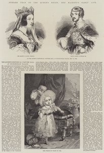 Rok Jubileuszowy Panowania Królowej, Wczesne Życie Jej Królewskiej Mości (grafika) autorstwa English School