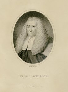 Sędzia Blackstone, ok. 1800 (grawerowanie) autorstwa English School