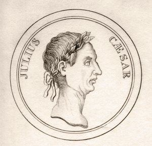 Juliusz Cezar, ze „Słownika historycznego Krabba”, opublikowanego w 1825 r. autorstwa English School