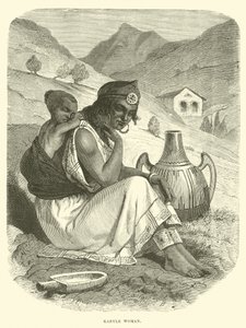 Kabyle kobieta autorstwa English School