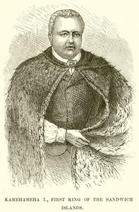 Kamehameha I, pierwszy król kanapek autorstwa English School