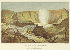 Kawah Ratu lub krater Kings autorstwa English School