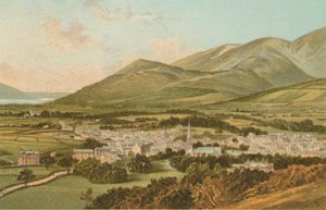 Keswick ze Wzgórza Zamkowego autorstwa English School