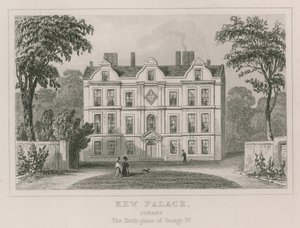 Pałac Kew, Surrey - miejsce urodzenia Jerzego IV autorstwa English School