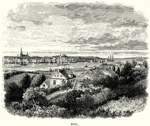 Kiel (grawerunek) autorstwa English School