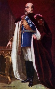 Król Edward VII autorstwa English School