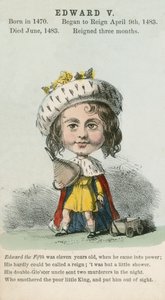 Król Edward V (akwatinta) autorstwa English School