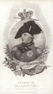 Król Jerzy III Wielkiej Brytanii i Irlandii autorstwa English School