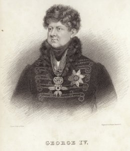 Król Jerzy IV Wielkiej Brytanii i Irlandii autorstwa English School