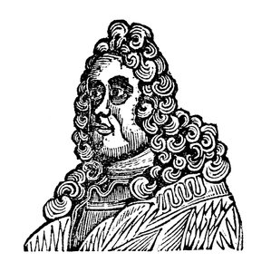 Król Jerzy I (drzeworyt) autorstwa English School