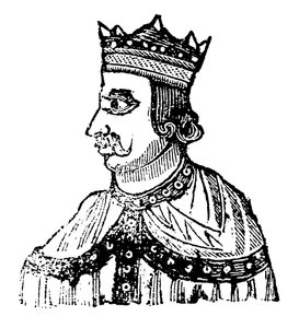 Król Henryk I (drzeworyt) autorstwa English School