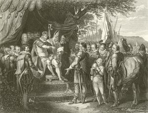 Król Jan podpisuje Magna Charta autorstwa English School
