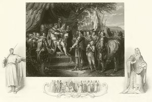 Król Jan podpisuje Magna Charta autorstwa English School