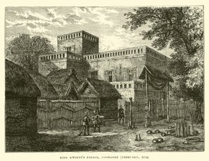 Pałac Króla Kwoffisa, Coomassie, luty 1874 autorstwa English School