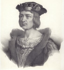 Król Francji Ludwik XII autorstwa English School