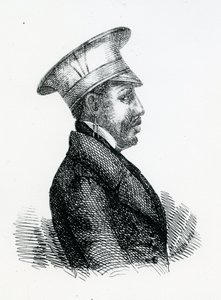 Król Moshoeshoe I (c.1786-1870) (grawerowanie) autorstwa English School