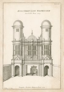 King Street Gate, Westminster autorstwa English School