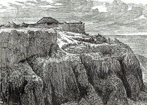 Dom króla Teodora, Magdala z „Ilustrowanej historii Anglii Cassella”, 1868 autorstwa English School
