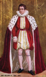 Król Wilhelm IV (kolor lito) autorstwa English School