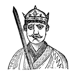 Król Wilhelm Zdobywca (drzeworyt) autorstwa English School