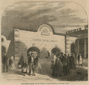 Targ Kings Cross, otwarty w sobotę, 8 sierpnia 1868 r. autorstwa English School