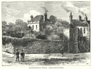 Dom Kirkbraehead (grawerowanie) autorstwa English School