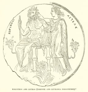 Corinth and Lefkas (Spersonalizowane Korynt i Lefkadia) autorstwa English School