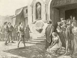 La Favorita, akt III scena XII (wklęsłodruk) autorstwa English School