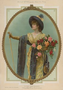 La Tosca, Sarah Bernhardt autorstwa English School