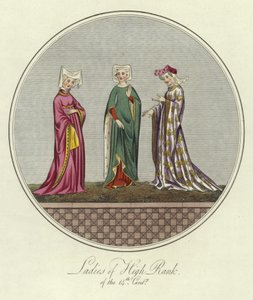 Panie wysokiej rangi XIV wieku autorstwa English School