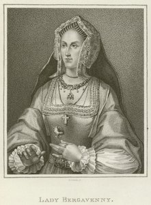 Lady Bergavenny (grawerunek) autorstwa English School