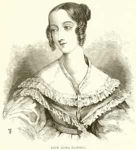 Lady Flora Hastings autorstwa English School