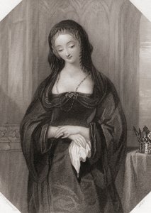 Lady Grey. Główna postać kobieca ze sztuki Szekspira Król Henryk VI autorstwa English School
