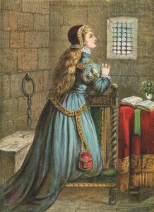 Modląca się Lady Jane Grey autorstwa English School